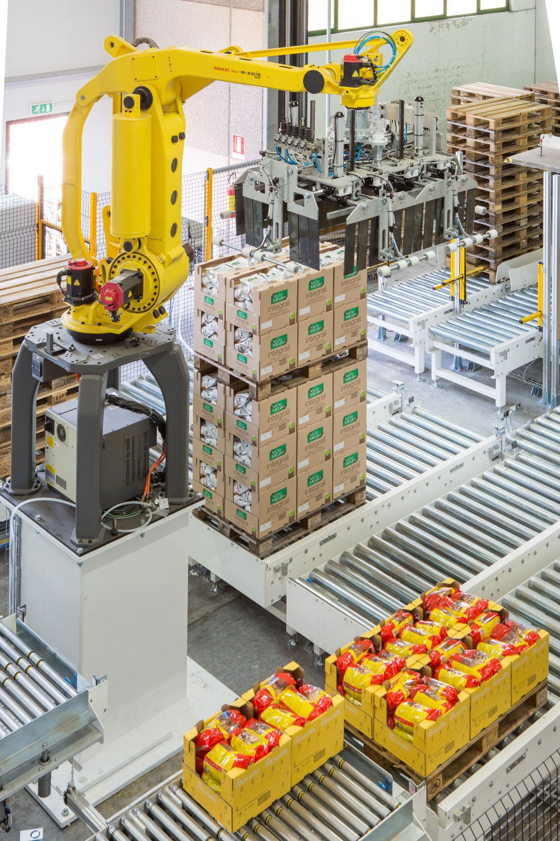 Isole di Pallettizzazione Robotizzate — Isola di pallettizzazione robotizzata