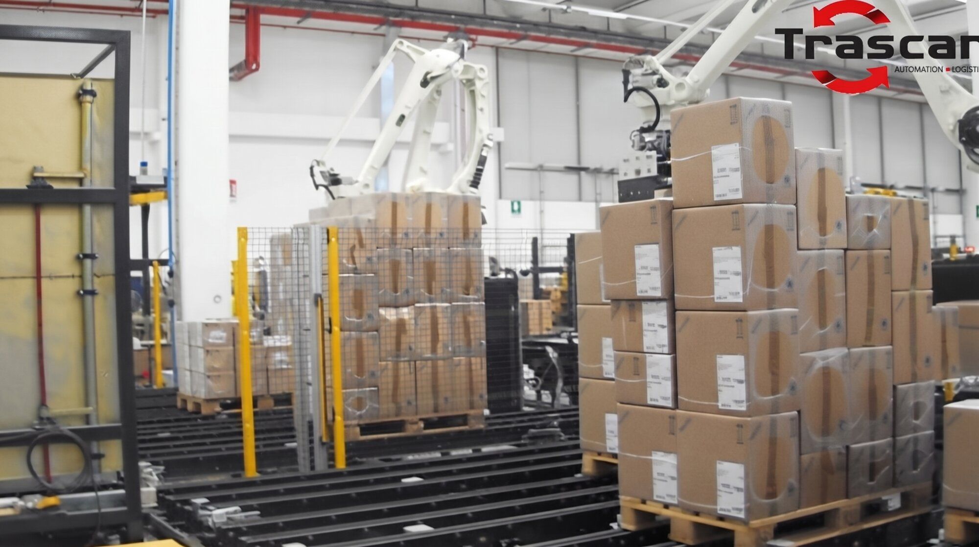Palletizzazione automatica colli misti — Trascar